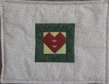 Patchwork-Pohankový polštářek 